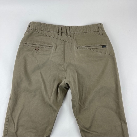 Volcom Chino Pants Boys 29 Khaki Flat Front - Picture 10 of 11